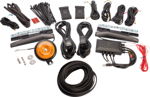 RAVEK Turn Signal Kit - Amber - White Running Light - Kawasaki Mule 67-100