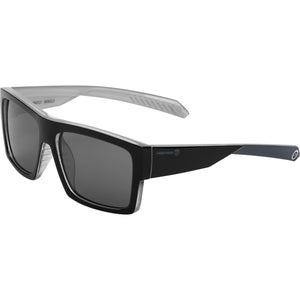 Winslo polarized riding sunglasses with flash mirror, oleophobic, and hydrophobic coatings for motorcyclists