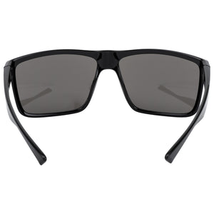 Locke motorcycle sunglasses with polycarbonate lenses and hydrophobic, oleophobic coatings for clear, safe riding
