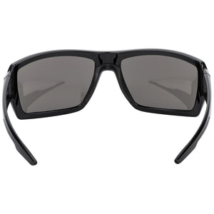 Masterson motorcycle sunglasses with flash mirror lenses and oleophobic and hydrophobic coatings for clear road visibility