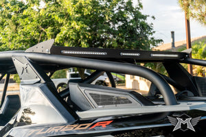 Madigan Motorsports RZR Turbo R 4-Seat Roll Cage on a Polaris RZR Turbo R — close-up