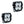 Baja Designs Squadron 2.0 Pro LED Light Pair - Dunes 2 Dezert SXS