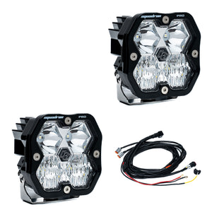 Baja Designs Squadron 2.0 Pro LED Light Pods Pair - Dunes 2 Dezert SXS
