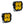 Baja Designs Squadron 2.0 Pro LED Light Pair - Dunes 2 Dezert SXS