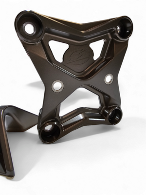 Elektric Off Road gun metal 6-bolt billet radius rod plate with tow hook for Can-Am Maverick X3 - product photo 8