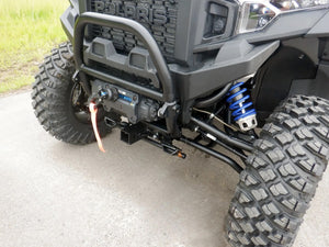 Utv 2" Front Receiver Hitch Black Pol