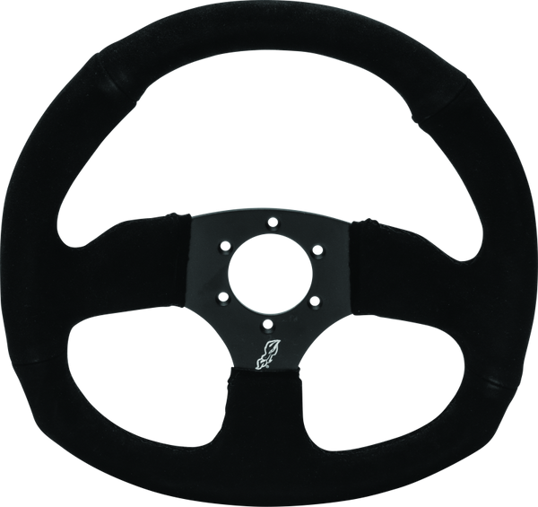 DragonFire Racing Steering Wheels - D-shaped- Suede- Iron Series- 0in offset