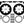 Wilwood 17-21 Can-Am X3RS Black 6-Piston Front Kit 11.25in - Undrilled Rotors