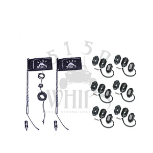 5150 Whips 187 Whips and Rock Light Combo Kit - Dunes 2 Dezert SXS