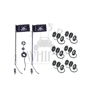 5150 Whips 187 Whips and Rock Light Combo Kit - Dunes 2 Dezert SXS
