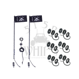 5150 Whips 187 Whips and Rock Light Combo Kit - Dunes 2 Dezert SXS