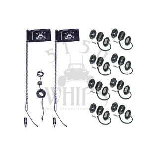 5150 Whips 187 Whips and Rock Light Combo Kit - Dunes 2 Dezert SXS