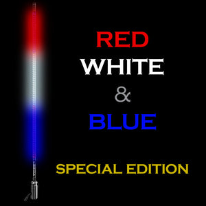 5150 Whips Red, White, & Blue Hyper Whip - Dunes 2 Dezert SXS
