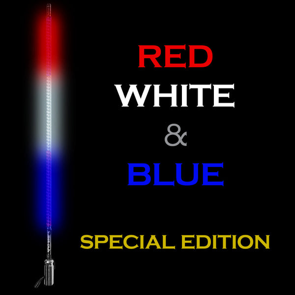 5150 Whips Red, White, & Blue Hyper Whip - Dunes 2 Dezert SXS
