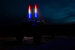 5150 Whips Red, White, & Blue Hyper Whip - Dunes 2 Dezert SXS