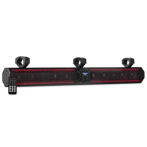 DS18 37in Soundbar 10 Speakers Amplified Bluetooth RGB Lightning 100 Watts RMS