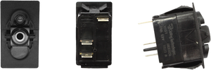 Dash Switch Body Single Acc W/Incdsnt