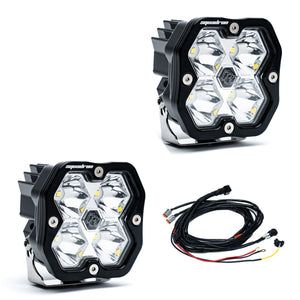 Baja Designs Squadron 2.0 Sport LED Light Pods Pair - Dunes 2 Dezert SXS