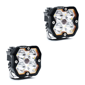 Baja Designs Squadron 2.0 Sport LED Light Pair - Dunes 2 Dezert SXS