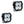 Baja Designs Squadron 2.0 Sport LED Light Pair - Dunes 2 Dezert SXS