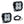 Baja Designs Squadron 2.0 Sport LED Light Pods Pair - Dunes 2 Dezert SXS