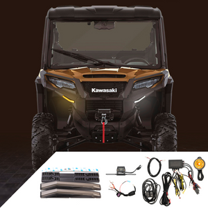 RAVEK Turn Signal Kit - Amber - White Running Light - KWF1000 Ridge 67-4001