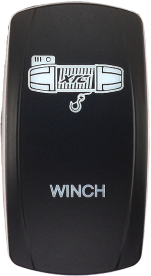 Winch rocker switch cover for Contura V switch bodies, compatible with XTC, sPod, and Daystar systems, rocker actuator only