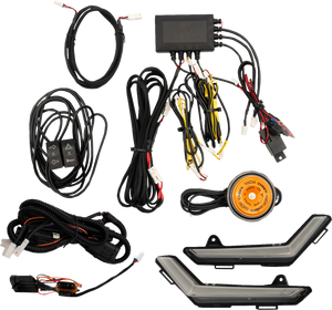 RAVEK Turn Signal Kit - Amber - White Running Light - Can-Am Commander 65-5000
