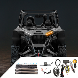 RAVEK Turn Signal Kit - Amber - White Running Light - Yamaha Viking 69-3000