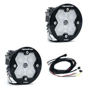 Baja Designs Squadron-R 2.0 Pro LED Light Pods Pair - Dunes 2 Dezert SXS