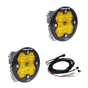 Baja Designs Squadron-R 2.0 Pro LED Light Pods Pair - Dunes 2 Dezert SXS
