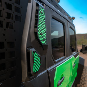 Polaris Xpedition Side Vent Covers | SDR Overlay Plates - Dunes 2 Dezert SXS
