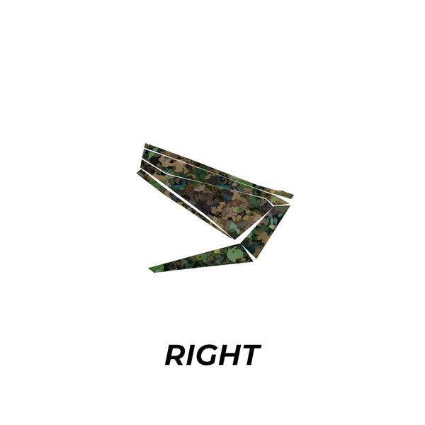 Camouflage Wraps Graphics Kit Fit Polaris RZR PRO XP (Only Doors) - Kemimoto