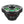 DS18 Hybrid Marine Speaker w/ Driver And RGB LEDs 8in 2-Way 350 Watts RMS 4 ohm Black w/ Covers