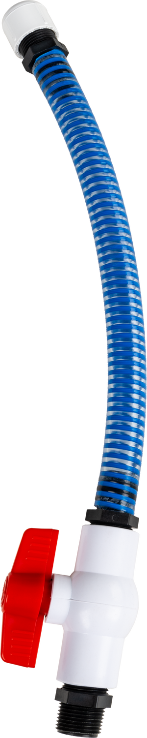 Flow Control Valve W/Screw Cap Spiral Tech Hose
