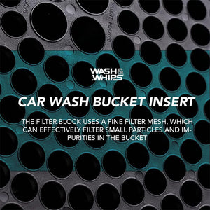 WASH&WHIPS Pit Stop Particle Interceptor - Fits 5 / 3.5 G Buckets - Dunes 2 Dezert SXS