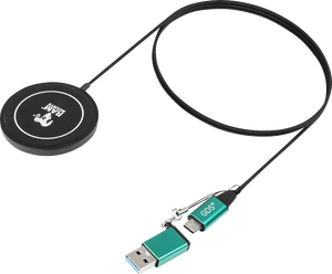 RAM MOUNTS Wireless Charger - Fast Charging - 15 W - Black RAM-GDS-CHARGE-W2M
