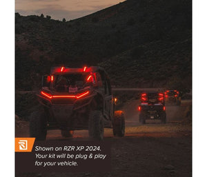 RAVEK Apex Red Running & Brake Lights for RZR Pro XP - Dunes 2 Dezert SXS