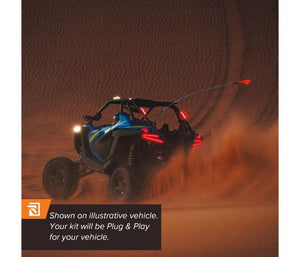 RAVEK Apex Red Brake & Running Lights for RZR Pro R - Dunes 2 Dezert SXS