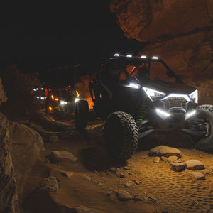 RAVEK Amber Apex Running Lights for Polaris RZR Turbo R - Dunes 2 Dezert SXS