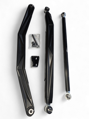 Elektric Off Road black anodized high clearance radius rods for Can-Am Maverick R - product photo 8