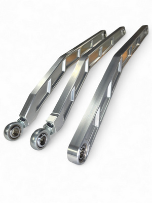 Elektric Off Road clear anodized high clearance billet radius rods for 72-inch Can-Am Maverick X3 RS - product photo 3