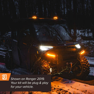 RAVEK Amber Running Lights – Yamaha Wolverine UTV - Dunes 2 Dezert SXS