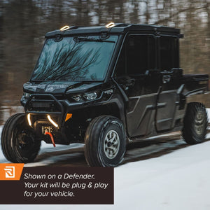 RAVEK White Running Lights - Honda Pioneer - Dunes 2 Dezert SXS