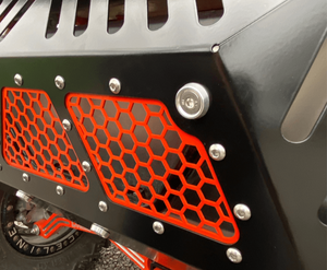 AJK Offroad Honda Talon Exhaust Cover - Dunes 2 Dezert SXS