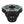 DS18 Hybrid Marine Speaker w/ Driver And RGB LEDs 6.5in 2-Way 250 Watts RMS 4 ohm Black w/ Covers