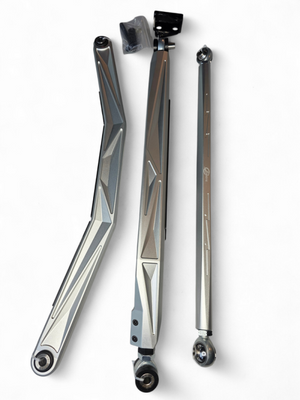 Elektric Off Road clear anodized high clearance radius rods for Can-Am Maverick R - product photo 5