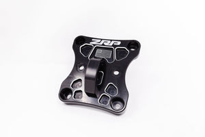 Billet aluminum radius rod plate for Can-Am X3 enhances rear suspension strength and includes optional hitch or D-ring receiver