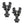 Rhino Grip Xlr Single Pair Linq