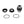 All Balls Racing lower front shock bearing kit for Can-Am Commander 1000R